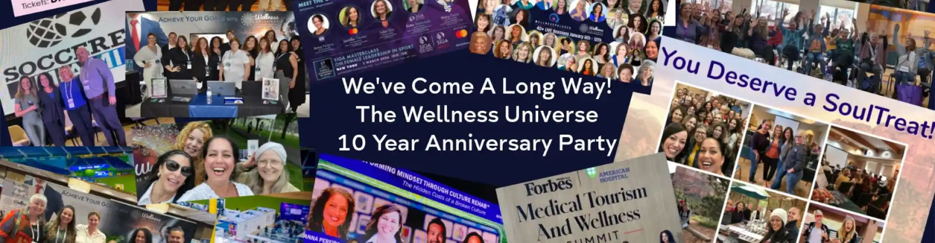 Festa del 10° anniversario che celebra l'universo del benessere - Online Class by The Wellness Universe