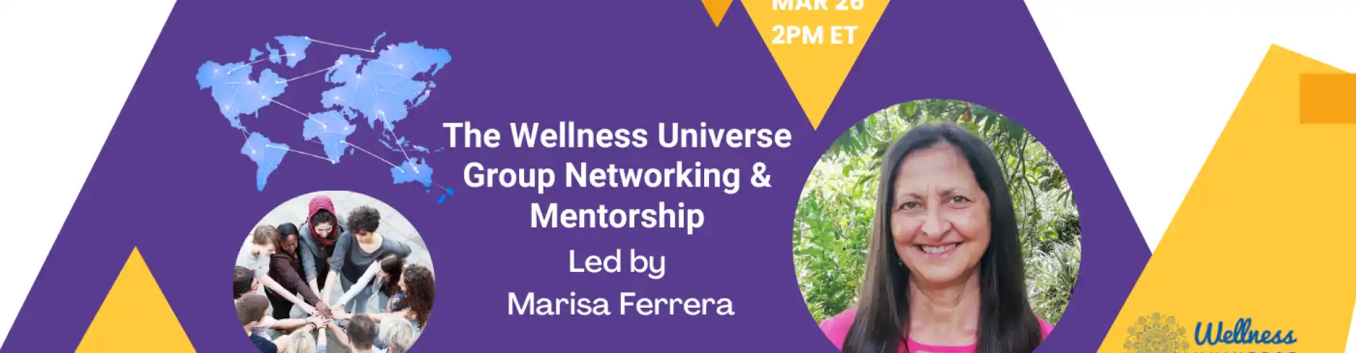 Networking y mentoría del grupo WU con Marisa Ferrera - Online Class by The Wellness Universe